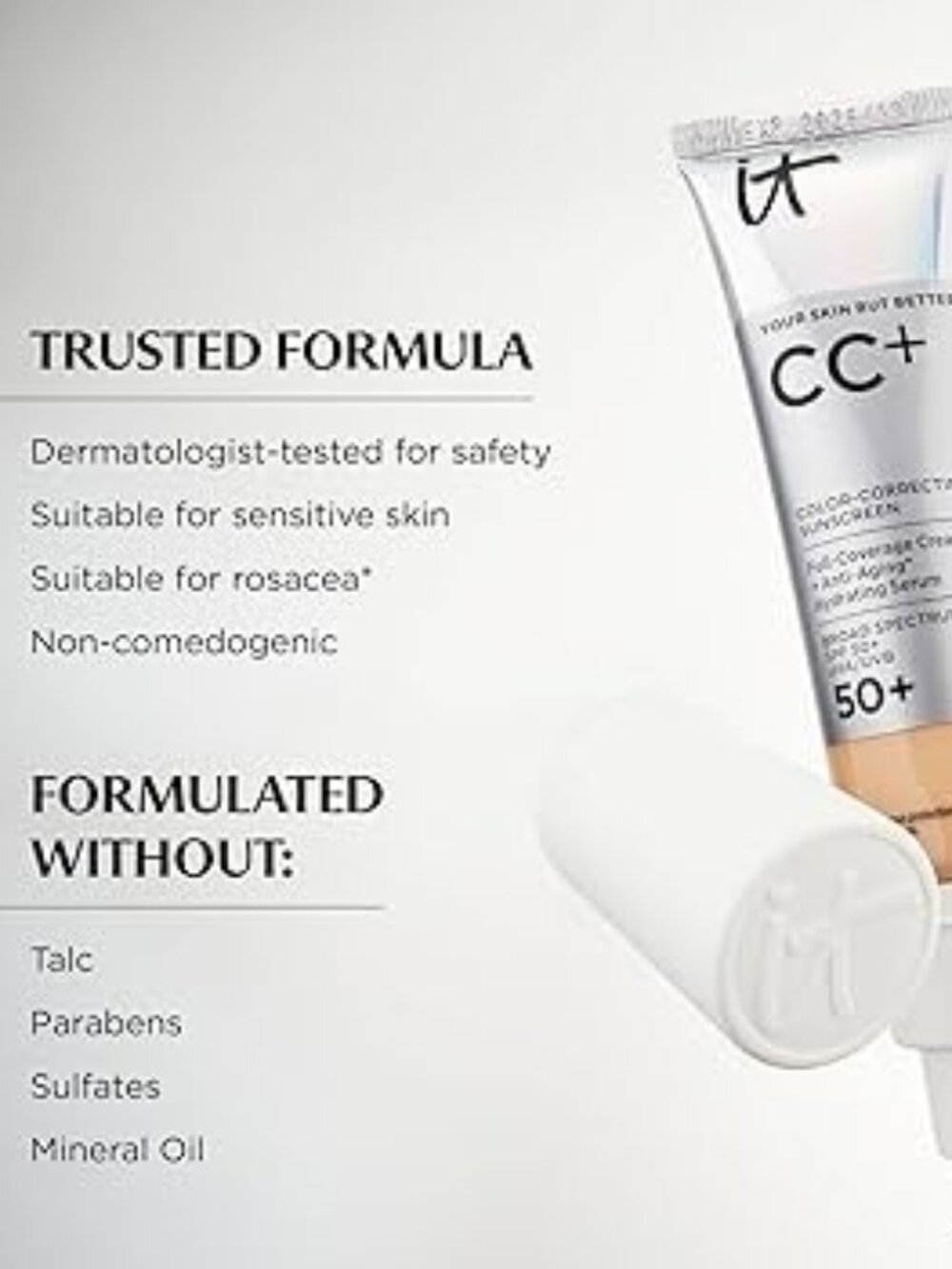 IT Cosmetics Beauty Gift Set-Color Correct Full Coverage Cream 4 Shades-2pc-NEW - Picture 8 of 13